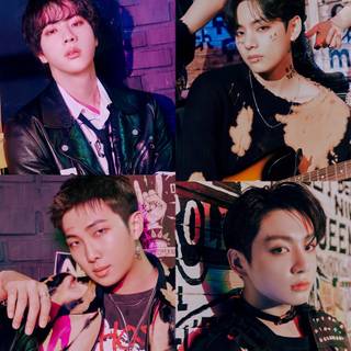 BTS logo 2022 wallpaper