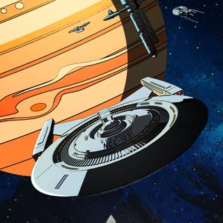 USS Discovery wallpaper