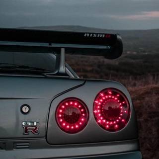 GTR R34 phone 4k wallpaper