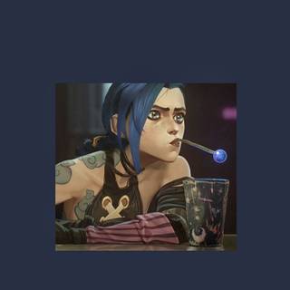 Aesthetic Jinx Arcane wallpaper