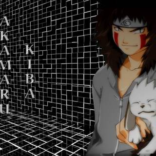 Kiba and Akamaru wallpaper
