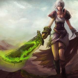 Riven LoL wallpaper