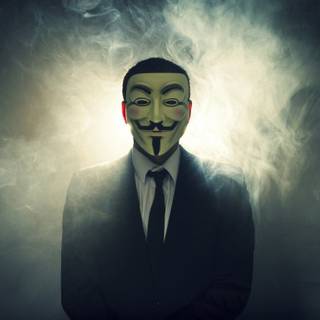 Guy Fawkes mask wallpaper