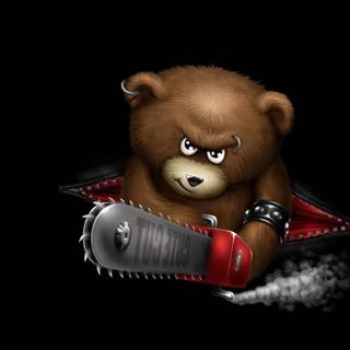 Evil bear wallpaper