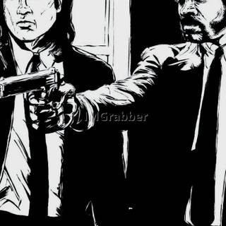 Mobile Pulp Fiction wallpaper