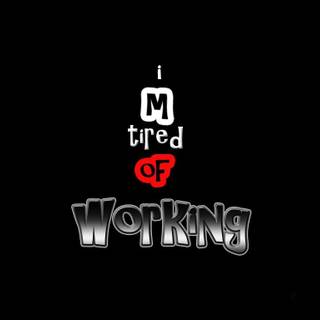 Tired computer wallpaper