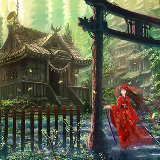 Japanese computer wallpaper