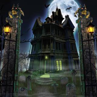 Haunted castle wallpaper