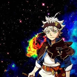 Black Clover Asta iPhone wallpaper