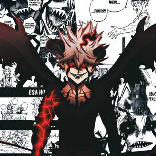 Black Clover Asta iPhone wallpaper