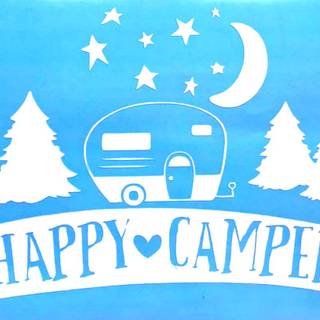 Happy Camper wallpaper
