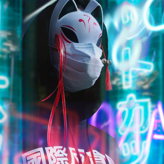 Cyberpunk characters wallpaper