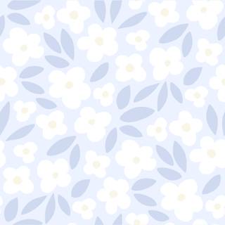 Blue aesthetic spring wallpaper