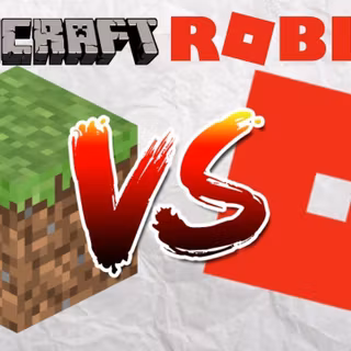 Roblox vs Minecraft wallpaper