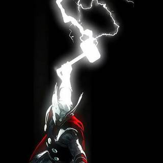 Thor black Android wallpaper