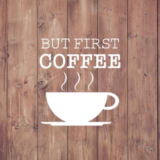 Aesthetic coffee computer wallpaper