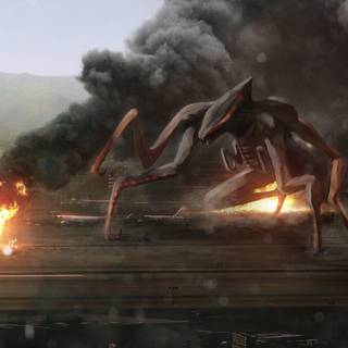 Godzilla vs Muto wallpaper