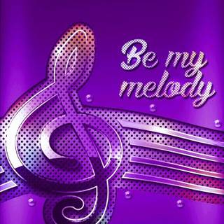 Purple music wallpaper