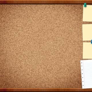 Bulletin board wallpaper