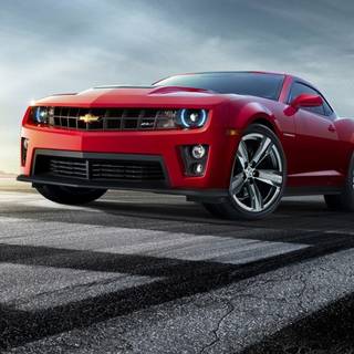 Red Camaro wallpaper