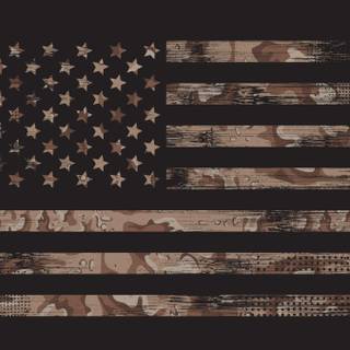 Camo American flag wallpaper