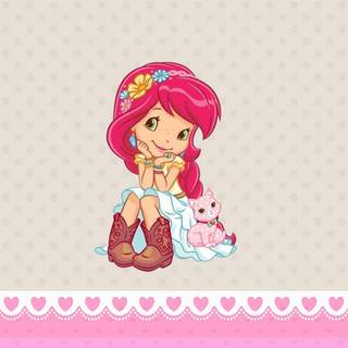 Strawberry cartoon wallpaper