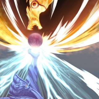 Naruto Rasengan vs Sasuke Chidori wallpaper