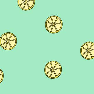 Lemon summer wallpaper