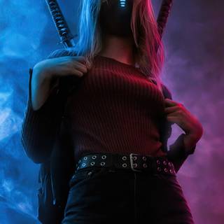 iPhone girl 4k wallpaper