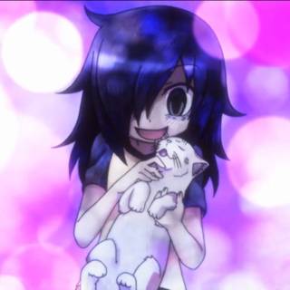 Watamote desktop wallpaper