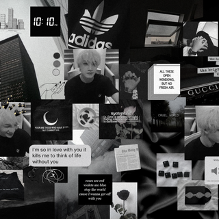 Dark aesthetics desktop wallpaper