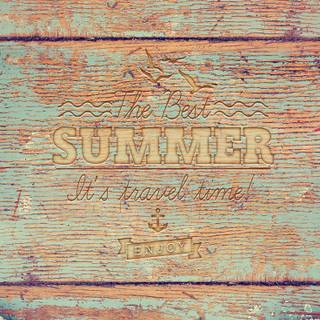 Vintage summer wallpaper
