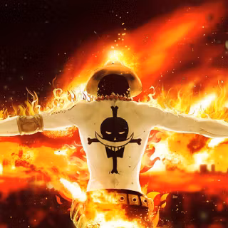 One Piece Ace desktop wallpaper