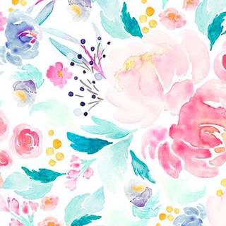 Easter spring watercolour wallpaper