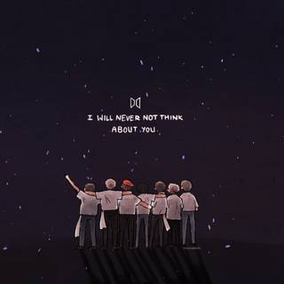 BTS computer logo wallpaper