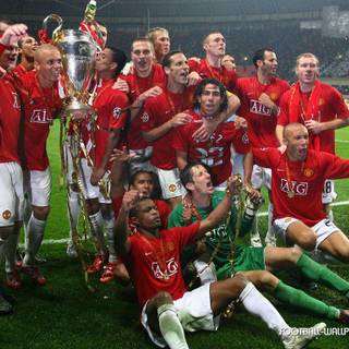 Manchester United Champions League wallpaper