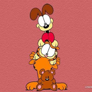 Garfield and Odie wallpaper