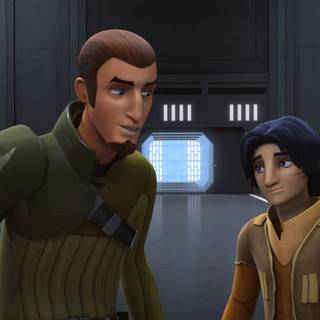 Kanan Jarrus vs Ezra Bridger wallpaper