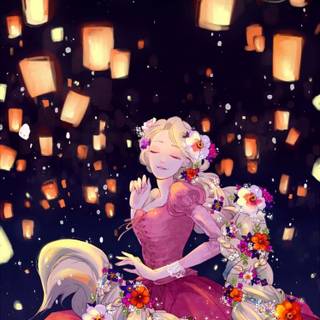 Rapunzel iPhone HD wallpaper