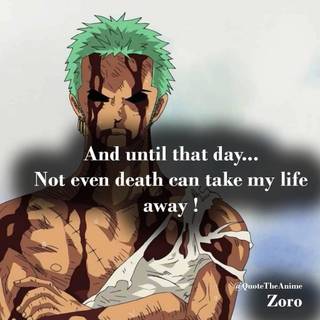 Zoro quotes wallpaper