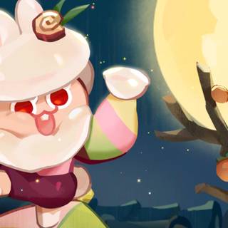 Moon Rabbit Cookie wallpaper