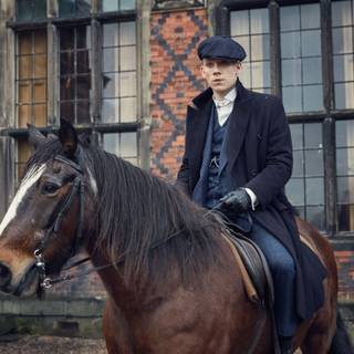 Peaky Blinders with horse wallpaper