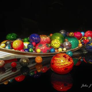 Glass blowing wallpaper