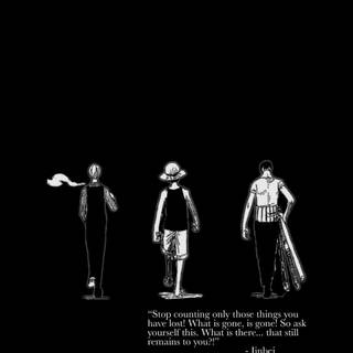 One Piece black aesthetic wallpaper