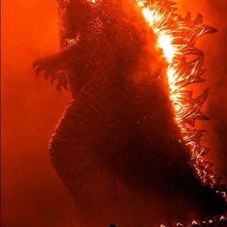 Godzilla face wallpaper