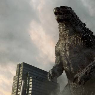 Godzilla face wallpaper