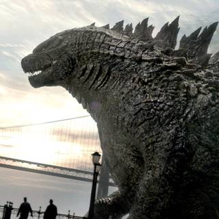 Godzilla face wallpaper