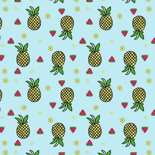 Fruit pattern wallpaper