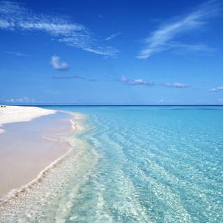 Summer blue beach wallpaper