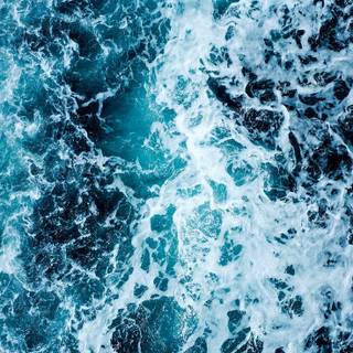 Rough sea wallpaper